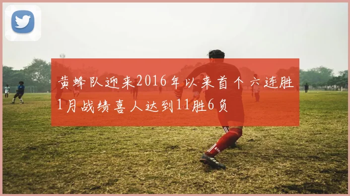 黄蜂队迎来2016年以来首个六连胜1月战绩喜人达到11胜6负