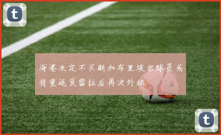 海港决定不买断加布里埃尔球员或将重返莫雷拉后再次外租
